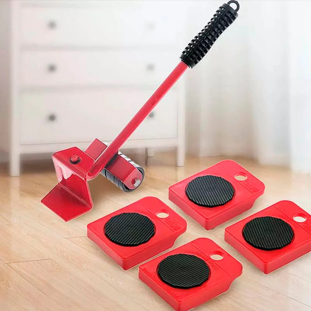 SET DE HERRAMIENTAS PARA MUDANZA PALANCA LEVANTA MUEBLES